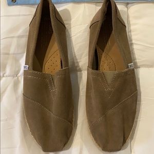 TOMs Suede Espadrille Shoes